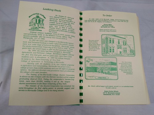 Morrisville College Alumni Cookbook | 1989 | Very Good - Picture 9 of 12