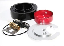 Diesel Fuel Tank Sump Kit  Black/Red For 01-16 Cummins Duramax Powerstroke