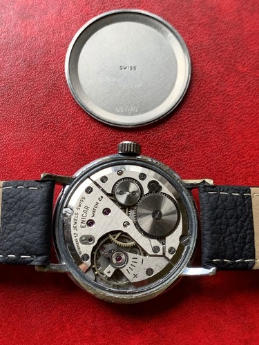 VINTAGE ENICAR ULTRASONIC EXTRA FLAT MEN'S WATCH, SWISS MADE. - Picture 6 of 8