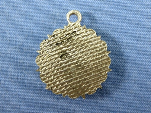 Vintage St. Christopher Pendant with Coloured Picture under Domed Resin Cover - Picture 8 of 12