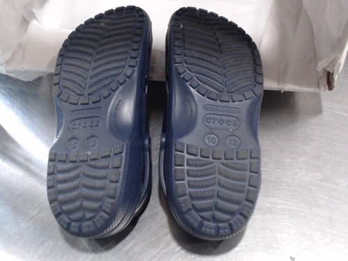 UsedVeryGood_Crocs Unisex-Adult Classic Clog, Clogs for W_Navy_Sz12 Women/10 Men - Picture 5 of 5