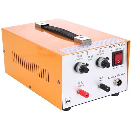 30A Pulse Sparkle Spot Welder 200W Jewelry Welding Machine Gold Silver Platinum - Picture 2 of 5