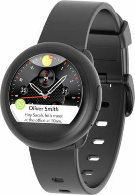 MyKronoz ZeRound3 Lite Smartwatch, TFT, 3,1 cm (1,22'') schwarz
