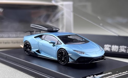 FY 1:64 Blue Cartelfunds LP610-4 Twin Turbo Sports Model Diecast Metal Car - Picture 5 of 13