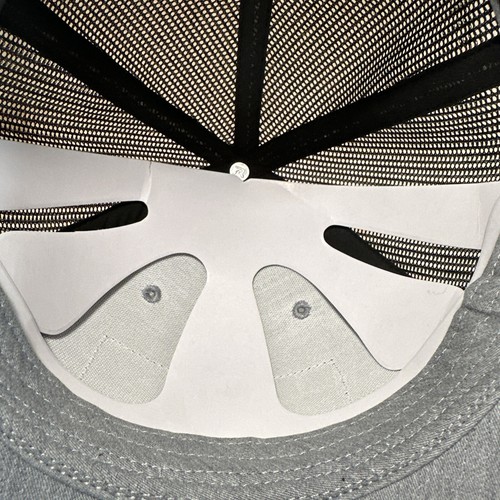 Gorra Richadson 112 Thompson Sales Company Trucker gris parche negro concesionario GMC - Imagen 9 de 12