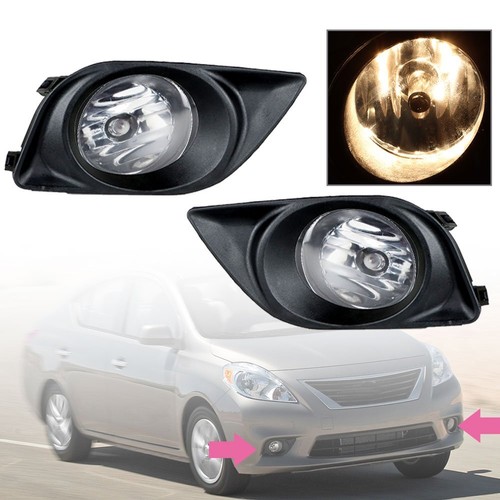 RH&LH Clear Lens Fog Light Lamp+Wiring+Switch For 2012 2013 2014 Nissan Versa - Bild 5 von 8
