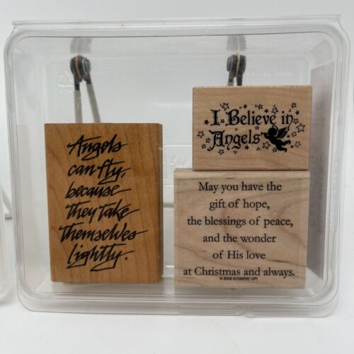 Stampin' Up! Meravigliose Benedizioni e Stella di Natale più 3 francobolli in legno marca mista - Foto 3 di 9