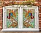 3D Angel Girl 1518NAO Window Film Print Sticker Cling Stained Glass UV Block Fa