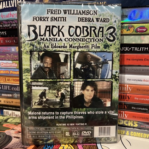 Black Cobra AKA Cobra Nero 1-3 DVD Lot of 2 Fred Williamson Action Cult Classics - Picture 11 of 12