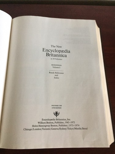 Encyclopedia Britannica Macropedia Ready Reference & Index Volumes 1-5 1978 - Bild 3 von 10