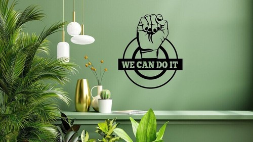 Personalized We can do it Black Metal Name Sign Home office Decorative Wall Art - Picture 6 of 9