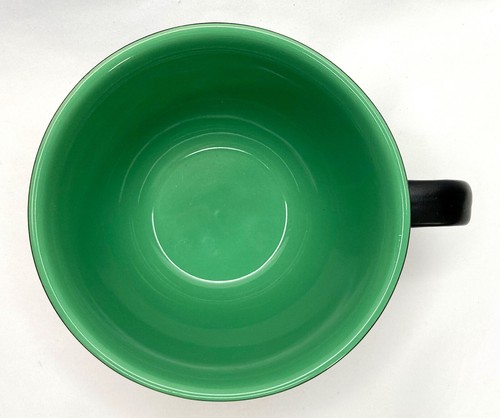 Green M&M Character 16 oz Large Ceramic Black & Green Mug M&M's World 2013 - Picture 6 of 11