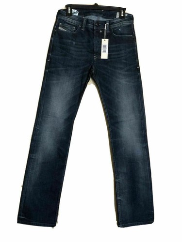 Diesel Mens Blue Denim 0839F Safado Regular Slim Straight Jeans Size W26 L30 - Picture 9 of 12