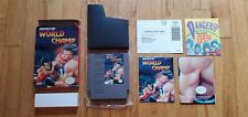 World Champ Nintendo NES Game Complete CIB w/ Box Instruction Manual RARE Poster