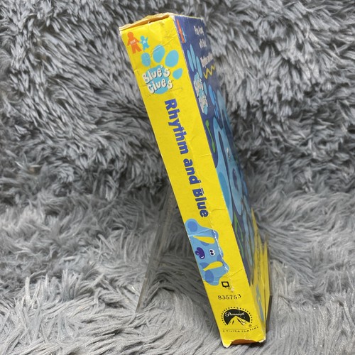 Blue's Clues Rhythm and Blue VHS Movie 1998 Nick Jr Nickelodeon Orange Tape Film - Picture 3 of 8