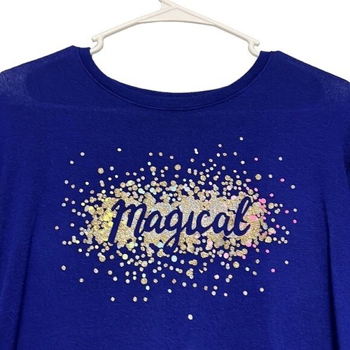 Girl’s Sweater Size XL SO Long Sleeve Top Lightweight Knit Crisscross High-Low - Picture 2 of 6