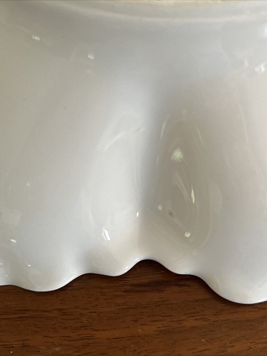 Antique Haviland Ranson All White 9 1/4" Salad Serving Bowl Flat - Picture 15 of 15