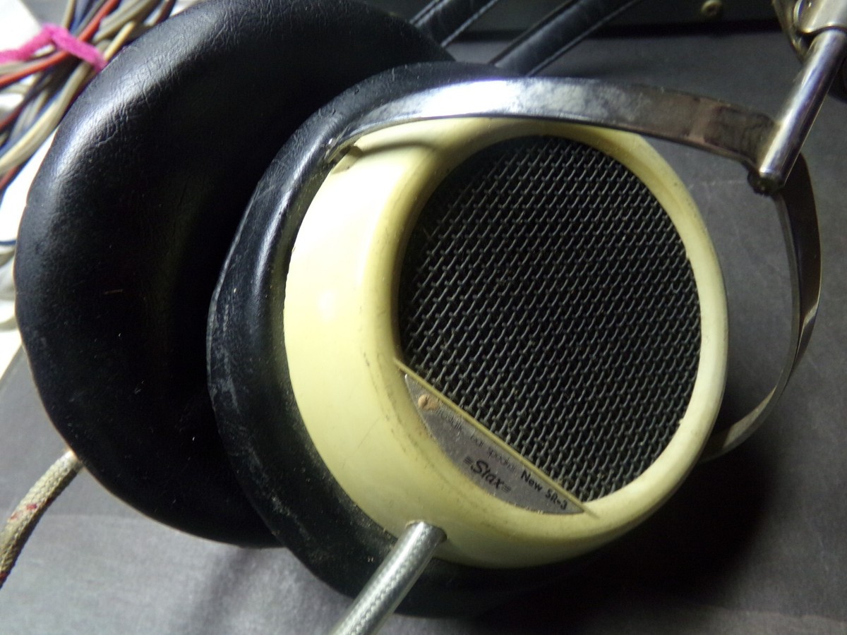 Vintage STAX SR-3 Ear Speakers Headphones SRD-5 Adapter Stereo | eBay