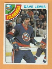 Dave Lewis New York Islanders 1978-79 Topps #162 12J