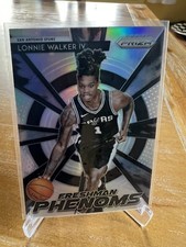 2018-19 Prizm Lonnie Walker IV Freshman Phenoms Silver Prizm #8 Spurs