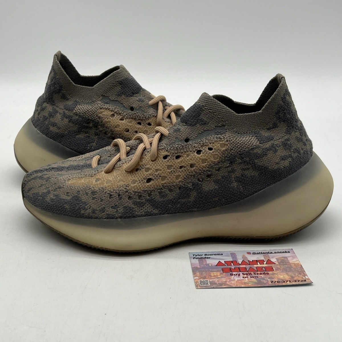 Size adidas Yeezy Boost 380 Mist Non-Reflective Grey Brown (FX9764)