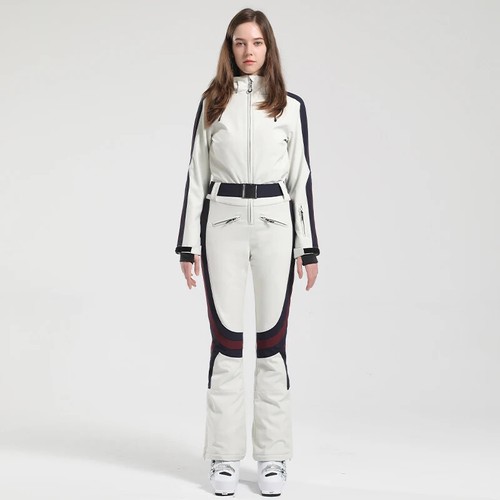 Damen Einteiler Skianzüge Winter Snowboard Overall wasserdicht winddicht dick - Bild 13 von 41