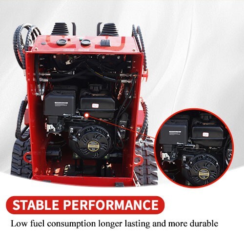FREE SHIPPING Mini Crawler Track Skid Steer Loader 13.5HP EPA Gas Engine in USA - Picture 6 of 23
