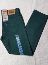 NEW BOYS LEVIS 508 TAPER LEG WATER LOG GREEN JEANS SZ 10,12,14,16,20 NWT