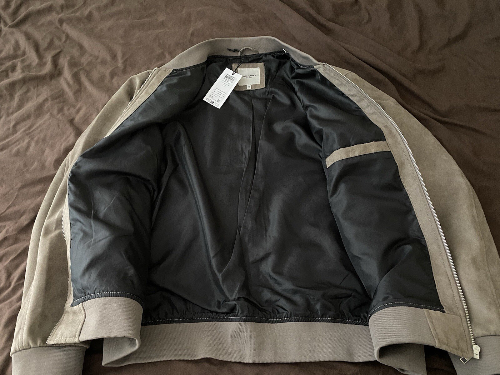 Mens Bomber Jacket XL  rrp £65 Jack & Jones image 2