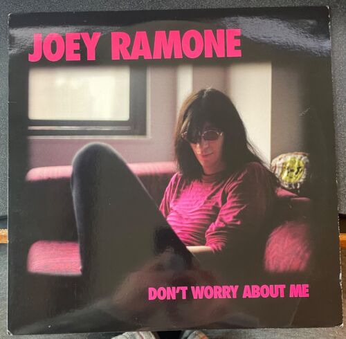 JOEY RAMONE Don't Worry About Me Rare 2002 Limited Pink Marbled Vinyl LP Record