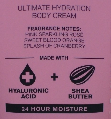 1 NEW BATH & BODY WORKS BUBBLY ROSE ULTIMATE HYDRATION BODY CREAM LOTION 8 OZ - Picture 4 of 4