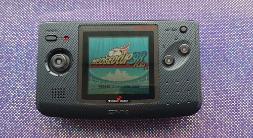 Neo Geo Pocket Color Anthracite with Biomotor Unitron Neo Geo Cup 98 Games CIB - Picture 3 of 10