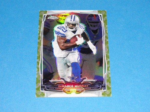 2014 Topps Chrome DeMARCO MURRAY #110 Camo Mini SP/99 Cowboys-Eagles SOONERS - Picture 1 of 2