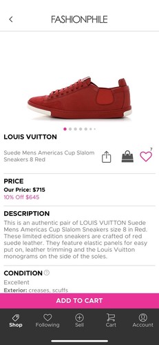 Louis Vuitton Slalom Cup Sneakers - Picture 8 of 8
