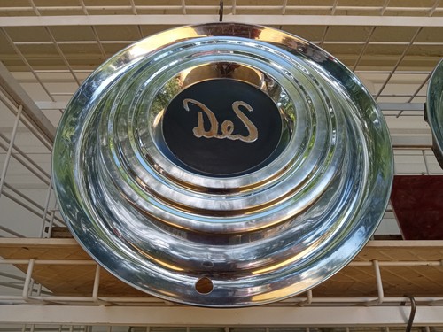 1956 DeSoto Firedome Fireflite 15" Hubcaps Set Of (3) Wheel Covers OEM Antique  - Picture 10 of 24