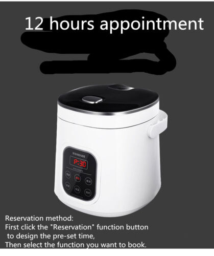 2L Rice Cooker 12v-24V/ 220v Car & Home or Truck & Home Dual Use Rice Cooker - Picture 5 of 15