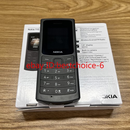 Unlocked Nokia 110 4G with Volte HD Calls Up to 32GB External Memory FM Radio - Picture 18 of 25