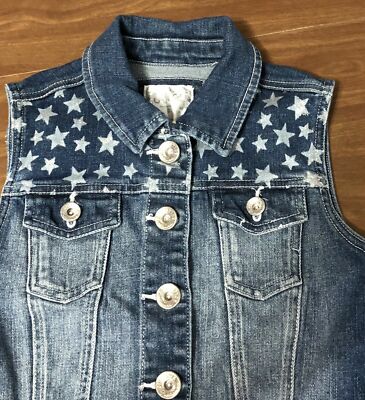 Lot De Gilet Et Veste En Jean Justice & Limited - Taille 12 Fille, Comme Neuf