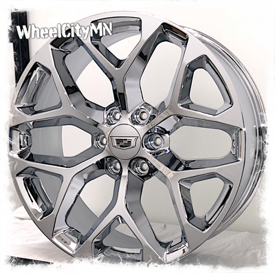 24 Inch Chrome Snowflake 19 Cadillac Escalade Esv Oe Replica Wheels 6x5 5 Ebay