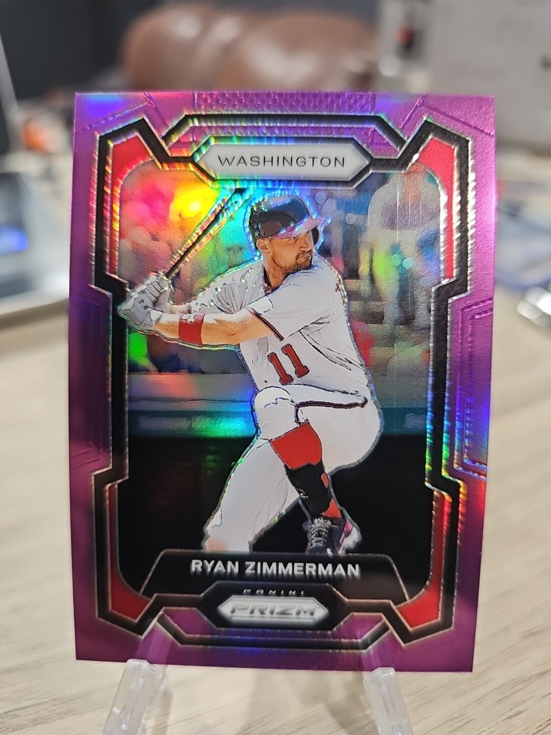 2024 Prizm Ryan Zimmerman #'d 066/99 Purple Prizm Washington Nationals