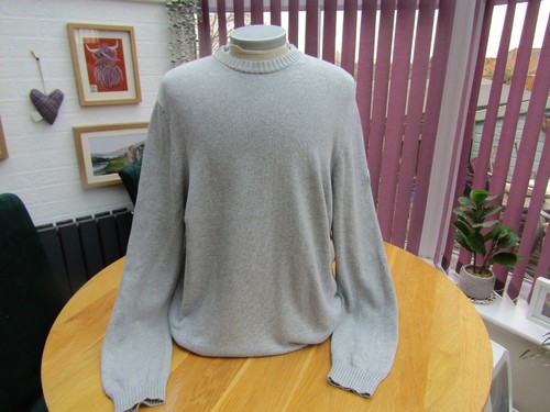 Jersey MUSTO para hombre cuello XL 100 % algodón hilo - pecho 50"