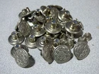 LOT OF 25 METAL JEANS BUTTONS WITH NAIL (LOT B)