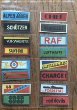 American Decorations Silk Badges,Italian Issue 1969/70 ? 16 Different.Military 7