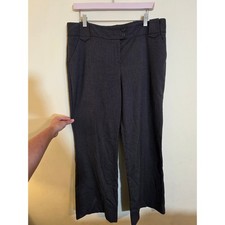 The Limited Cassidy Fit Gray Dress Pants Womens 14 Straight Leg Stretch Trousers