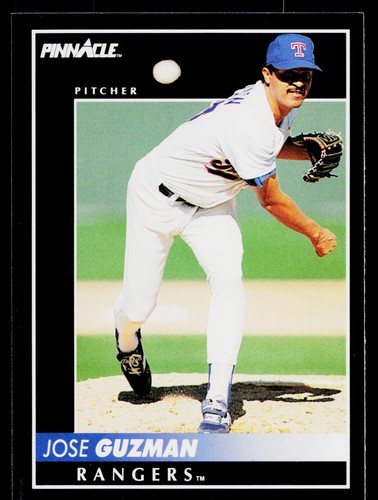 1992 Pinnacle - Jose Guzman #98 - Texas Rangers *EX* - Picture 1 of 2