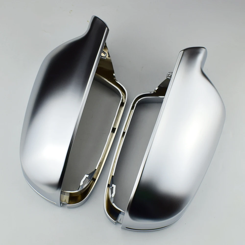 2X Chrome Side Mirror Wing Cap Cover For Audi Facelift A3 A4 A5 With Lane Assit - Picture 4 of 9