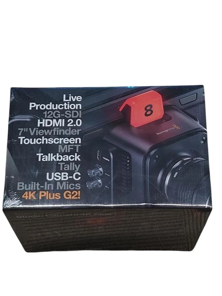[Brand New] Blackmagic Studio Camera 4K Plus G2 (M4/3 Mount) #A - Image 2 of 3