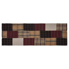 Wyatt 12 In. W. X 36 In. L Multi Plaid Quilted Patchwork Cotton Table Runner
