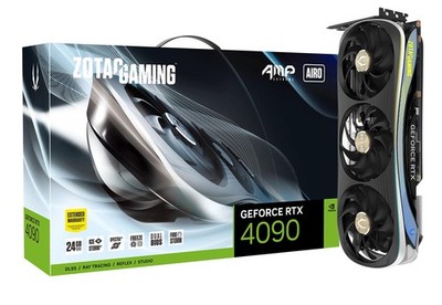 ZOTAC GeForce RTX 4090 AIRO 24GB GDDR6X RGB Gaming Graphics Card ZT-D40900B-10P