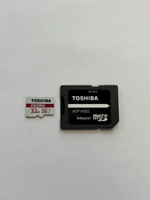 Toshiba Exceria 32 GB MicroSDHC card with Adapter